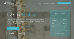 Desktop Screenshot of camelotchiropractic.com